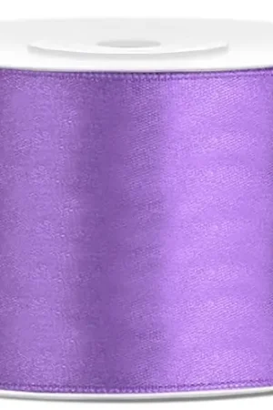 Ruban satin 38mm Parme x 25 mètres Vente Directe