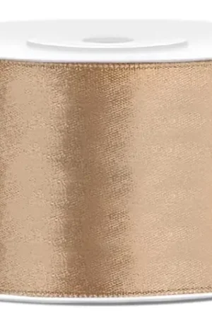 Ruban satin large Or 38mm x 25 mètres Offre Exclusive