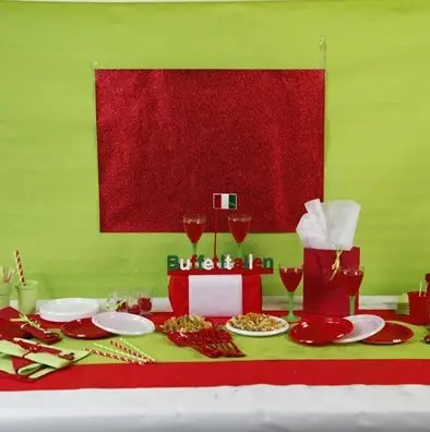 Pas Cher Centre de table Buffet Italien