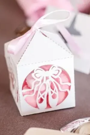 Meilleure Vente Cage a papier mariage Ballerine x 10 pièces