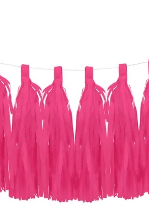 Offre Spéciale Tassel Decoration Mariage Fuchsia 35cm x 6 pièces