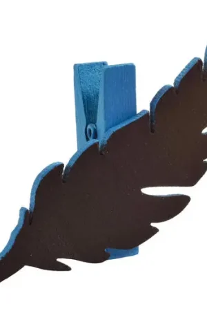 Promotion Saisonnière Marque place Ardoise Plume Turquoise x 6 pièces