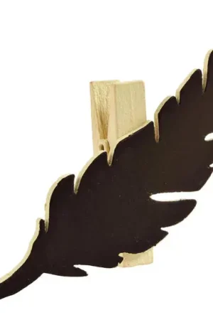 Réduction Marque place Ardoise Plume Naturel x 6 pièces