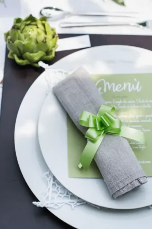 Mini noeud a tirer pas cher Vert anis x 20 pièces Bon Marché