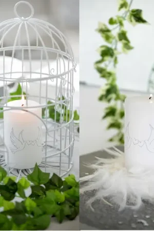 Livraison Express Bougie mariage Colombe