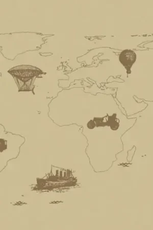 Chemin de table mappemonde en lin Expédition Rapide
