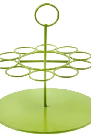 Présentoir Vert anis pour eprouvettes dragees 10/15cm Prix Cassé