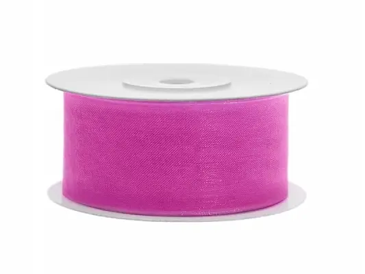 Ruban Organdi 40 mm Fuchsia x 20mètres Achat Immédiat