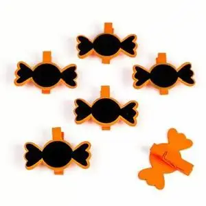 Usine Directe Pince ardoise Bonbon Orange x 6 pièces