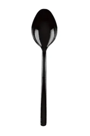 Nouveauté Mini cuillere plastique noire x 50 pièces