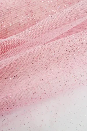 Commander Vite Chemin de table pailleté Rose Claire