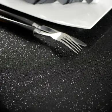 Chemin de table pailleté Noire Prix Cassé