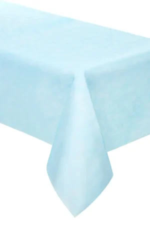 Nappe en tissu intisse rectangulaire Bleu ciel 3m x 150cm Promotion