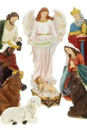 Santon de Noel 30cm x 11 pièces Prix Bas