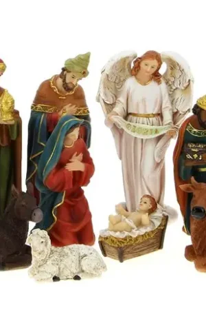 Santon de Noel 20cm x 11 pièces Meilleur Prix
