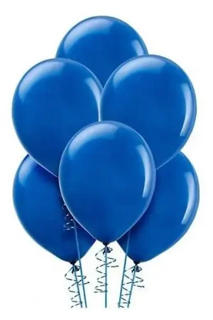 Ballon gonflable Bleu marine 30 cm x 50 pièces Bon Marché