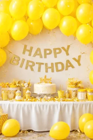 Livraison Express Ballon gonflable Jaune 30 cm x 50 pièces