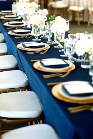 Nappe en voie seche Bleu marine en rouleau de 25m Prix Choc