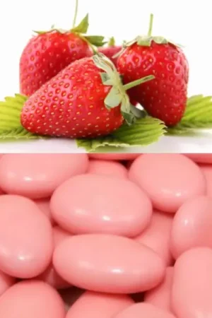 Dragees Coeur d'Amande Fraise x 500gr Offre Du Jour