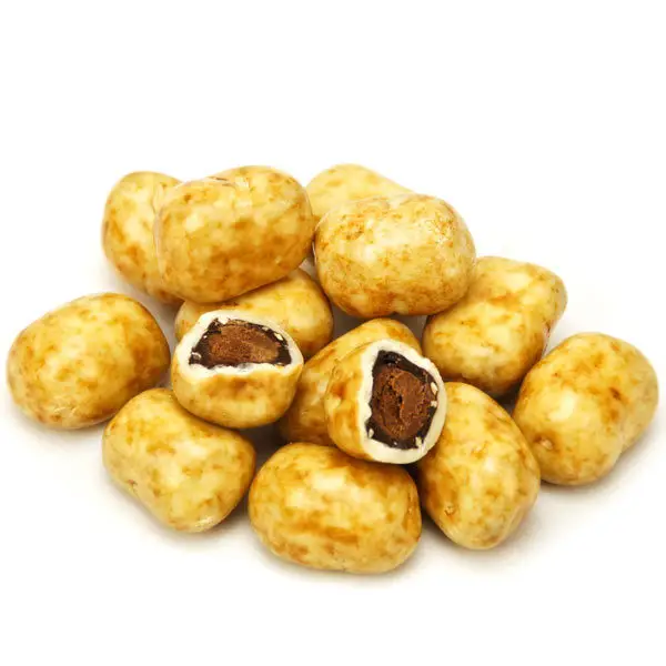 Dragees raisin enrobé de chocolat blanc forme de pomme de terre x 500gr Meilleure Vente