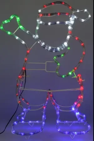 Meilleur Prix Silhouette de noel lumineuse du Père Noel 120 LED