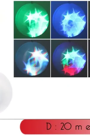Boule de noel lumineuse pas cher avec effet flash Top Vente