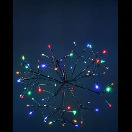 Commander Maintenant Lustre Lumineux de Noel 80 LED Multicolore