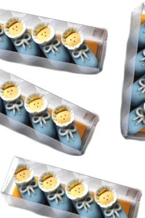 Offre Spéciale Dragees Baptême Petits Baigneur au sucre Bleu ciel x 500gr