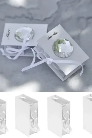 Boite a dragées mariage Livre Blanc x 4 pièces Usine Directe