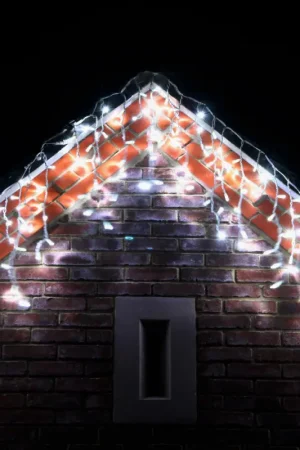 Guirlande lumineuse stalactite 6 mètres Blanc Froid 360 LED Seulement Aujourd'hui