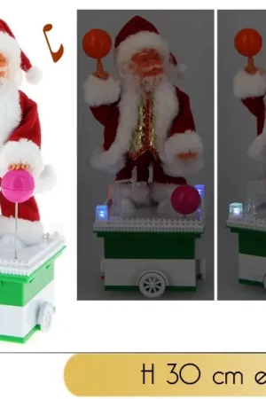 Certifié Pere noel automate Danse et Joue au Basket