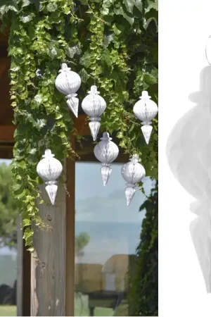 Vente Directe Boule Decorative mariage Pampille Blanche