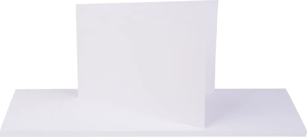 Expédié Aujourd'hui Cartes doubles VBS « Blanc antique », paysage