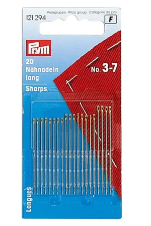 Certifié Aiguilles à coudre Prym, T. ass. 3-7, sch. 20 pc.
