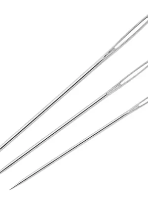 Assortiment d’aiguilles à broder, 6 pc., n° 18 - 22. Certifié
