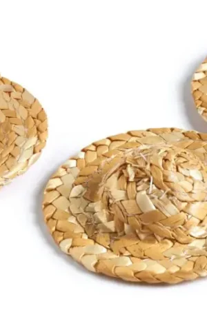 Chapeaux de paille « Nature », 3 pièces Promotion
