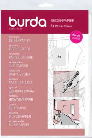 Papier de soie pour patrons, 5 f. de 100x150 cm Acheter Direct