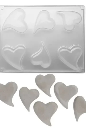 Commander Vite Moule « Cœurs Swing », 6 pc.