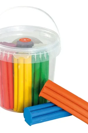 Petit seau de pâte à modeler, 1 kg, 8 couleurs Quantité Limitée