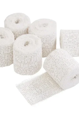 Certifié Bandes de plâtre, 3 m x 6 cm, 6 rouleaux