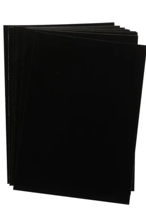 Cartes à peindre encaustique, noires, A6, 10 pc. Nouvelle Collection