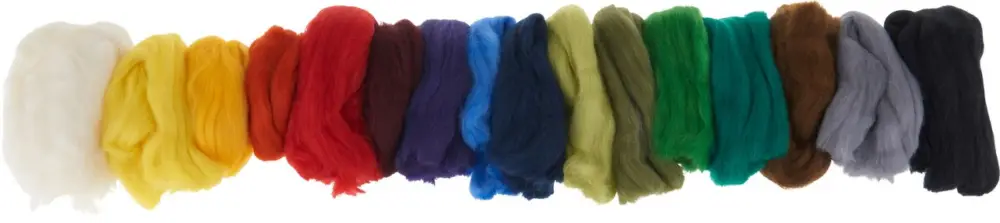 Achat Immédiat Laine féérique VBS « Assortie », 16 couleurs