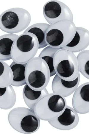Yeux mobiles à coller VBS « Ovale », 20 mm, 20 pc. Commander Vite