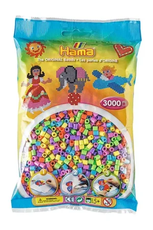 Assortiment de perles Hama « Pastel », env. 3000 pc. Petit Prix