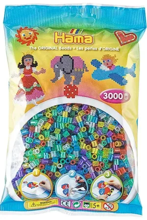 Assortiment de perles Hama « Pailleté », 3000 pc. Satisfait Ou Remboursé