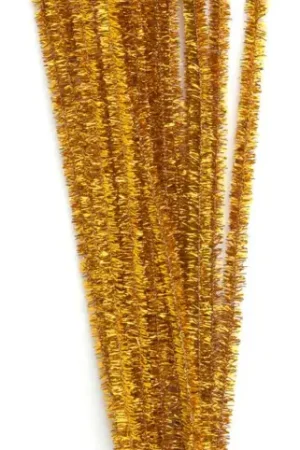 Fil chenille VBS « Or », Ø 8 mm, 50 cm, 10 pc. Top Vente