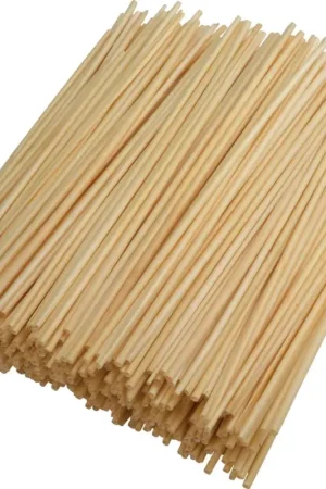 Pailles naturelles VBS, 500 pc. Certifié