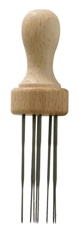 Poignée en bois pour aiguille pour feutrage, pour jusqu'à 9 aiguilles Nouvel Arrivage