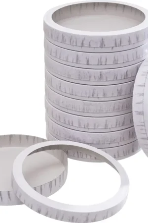 Bases et couvercles pour lanternes « Grand modèle », 10 paires Super Prix