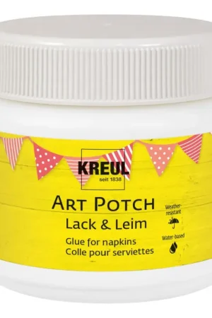 Colle-vernis pour serviettes KREUL Art Potch « Mat », 154 g / 150 ml Offre Spéciale